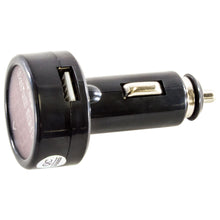 Load image into Gallery viewer, Digital LED Automobile Voltmeter with USB Port for Device Charging, Car Battery Monitor