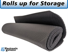 Load image into Gallery viewer, 24" x 48" Slip-Resistant Mat for use Underneath Stationary Bike and other Gym Equipment, Floor Protector