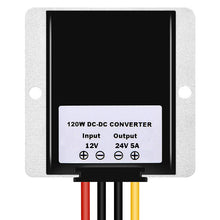 Load image into Gallery viewer, DC 12V to DC 24V 5A 120W Step Up Boost Converter Voltage Regulator DC/DC Transformer - Waterproof for Golf Cart, Boat, etc