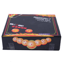 Load image into Gallery viewer, Complete Set of Acrylic Miniature Collectible Crystal Dragon Balls - 1.7 Inches Each - Includes Display Box