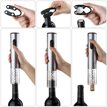 Load image into Gallery viewer, Electric Wine Bottle Opener, Automatic Corkscrew with Foil Remover, 5 Seconds Rapid Opening