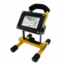 Load image into Gallery viewer, 10W IP65 Waterproof Rechargeable Super Bright LED Flood Light with Car Charger