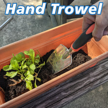 Load image into Gallery viewer, 4 Piece Gardening Tool Set - Transplant Trowel, Hand Cultivator Rake, Hand Trowel, and Weed Remover