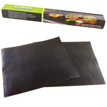 Load image into Gallery viewer, 2 Pack Reusable Non-Stick Cooking Sheets for Grilling and Barbecue (13" x 15.75")