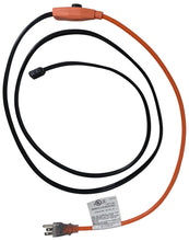 Load image into Gallery viewer, 6 Foot Pipe Heating Cable, Turns On and Off Automatically using Built-in Thermostat, Protects Pipes from Freezing, 120V, 42W
