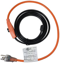 Load image into Gallery viewer, 6 Foot Pipe Heating Cable, Turns On and Off Automatically using Built-in Thermostat, Protects Pipes from Freezing, 120V, 42W