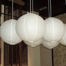 Load image into Gallery viewer, 12 Pack 12-inch Diameter Paper Chinese Lantern Lamp Shades for String Lights