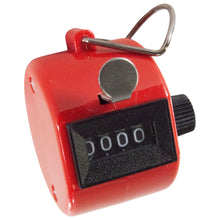 Load image into Gallery viewer, 5 Pack Handheld Tally Counters, Resettable 4 Digit Counting Display for Coaching, Lap Counting, Sports, Events