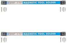 Load image into Gallery viewer, 2 Pack 18" Magnetic Tool Organizer Racks (Mounting Screws Included)