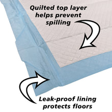 Load image into Gallery viewer, Large Leak-Proof Pee Pads for Dogs, 5 Layers with Attractive Scent to Improve Potty Training Success, 24" x 35"