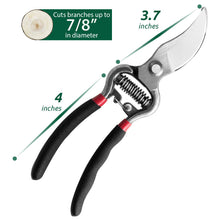 Load image into Gallery viewer, 8.5" Steel Pruning Shears - Gardening Hedge Trimmer - Bonsai / Branch Cutters