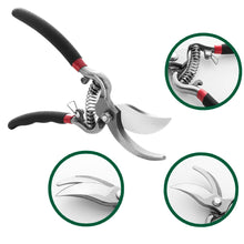 Load image into Gallery viewer, 8.5" Steel Pruning Shears - Gardening Hedge Trimmer - Bonsai / Branch Cutters