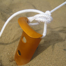 Load image into Gallery viewer, Set of 4 Orange Color Aluminum Tent Stakes for Camping in Sand or Snow - Sturdy Design Withstands Wind & Rain - Suitable for Outdoor Tents, Canopy