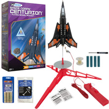 Load image into Gallery viewer, Estes Space Corps Centurion Model Rocket Starter Set - Includes Rocket Kit (Quick & Easy Assembly), Launch Pad + Controller, 3 Engines, Batteries