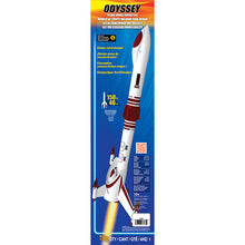 Load image into Gallery viewer, Estes Odyssey Flying Model Rocket Kit, Master Skill Level (7235)