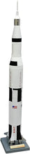 Load image into Gallery viewer, Estes Saturn V Model Rocket Starter Set - Includes Assembled Rocket, Launch Pad & Controller, Four AA Batteries, Recovery Wadding, & Three Engines