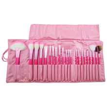 Load image into Gallery viewer, 22 Piece Pink Professional Makeup Brush Set