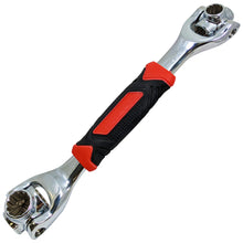 Load image into Gallery viewer, Universal Socket Wrench 48-in-1 for Standard SAE and Metric, Spline, 6 Point, 12 Point, Torx, and Square Bolts, 360 Degree Rotating Heads