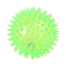 Load image into Gallery viewer, Light-up Flashing LED Spiky Squeaky Balls, Blinking Party Toys, 6 Pack - Colors May Vary (NOT FOR PETS, DO NOT GIVE TO YOUR PET)