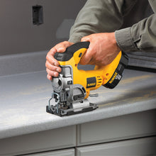 Load image into Gallery viewer, Dewalt Heavy-Duty 18-Volt Ni-Cad Cordless Top Handle Jig Saw Kit (DC330K)