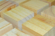 Load image into Gallery viewer, 12 Pack Unfinished Birch Wood Blocks, 2 Inch Natural Wooden Cubes with Smooth Surface for Painting, Arts, Crafts