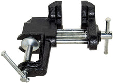 Load image into Gallery viewer, Durable 3 Inch Clamp-On Metal Vise, Attaches to Any Table up to 1.8 Inches Thick