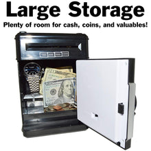 Load image into Gallery viewer, Cash Vault for Kids - Password Protect Your Bills and Coins - Bank Safe Features Sound Effects, Lights, and Music