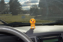 Load image into Gallery viewer, Winking Face with Tongue Emoji Bobblehead Figure Car Decoration - Cute Interior Decor Toy Party Favor Dashboard Ornament