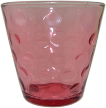 Load image into Gallery viewer, 4 Pack of Colorful Whiskey Glasses - Glass Cups for Water, Wine, Beer, Iced Tea, and Other Drinks - Includes Blue, Clear, Green, Pink