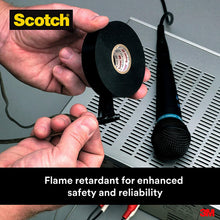 Load image into Gallery viewer, 3M Scotch Vinyl Electrical Tape Super 88, Premium Grade All-Weather, 3/4 in x 44 ft, 8.5-mil thick, Black, 1 roll