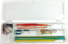Load image into Gallery viewer, Premium Solderless Breadboard, 6.5" x 2.1" with 830 Tie Points, Includes 70 Piece Jumper Wire Kit
