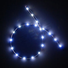 Load image into Gallery viewer, ~12 Inch Flexible Ice Blue LED Strip 12V DC for Car / Home / Special Effects, 15 LEDs Per 12" Strip