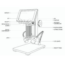 Load image into Gallery viewer, Andonstar 5 inch Screen 1080P Digital Microscope HDMI Microscope for Circuit Board Repair Soldering Tool (ADSM302)
