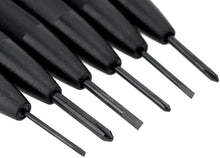 Load image into Gallery viewer, Pro'sKit 6 Piece Precision Screwdriver Set with #00, #0, #1 Phillips and 1.4mm, 1.8mm, 2.4mm Slotted (8PK-2061)