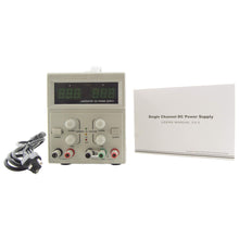 Load image into Gallery viewer, Dual Output DC Power Supply, 0-60V, 0-3A, 5V Fixed @ 1A