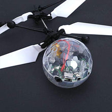 Load image into Gallery viewer, Magic Flying Hover Disco Ball with Colorful Lights, Fun Helicopter Gadget Toy Hovers Above Your Hand by Infrared Induction, Suitable for Indoor and Outdoor Use, USB Rechargeable
