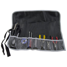 Load image into Gallery viewer, Portable Tool Kit - Includes Soldering Iron, Solder, Wire Stripper, Pliers, Cutter, Screwdrivers
