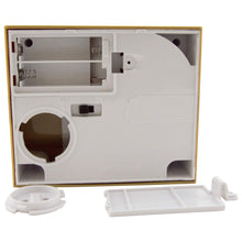 Load image into Gallery viewer, Cute Cat in a Box Piggy Bank - Battery Operated Motorized Yellow Kitty Collects your Coins and says 谢谢 ("Thank You" in Chinese)