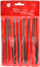 Load image into Gallery viewer, SE 12-Piece Needle File Set with Storage Pouch, 3mm x 140mm (731NF)