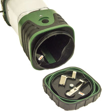 Load image into Gallery viewer, Battery Operated Camping Light Set - Includes Two LED Lanterns (400 Lumens, High / Low / Strobe) and Two LED Hanging Tent Lights (Magnetic Backing)