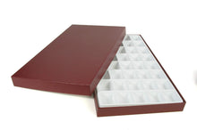 Load image into Gallery viewer, Polystyrene 40 Cell Storage Box with Tray for Rock and Mineral Specimens