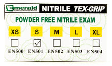 Load image into Gallery viewer, Tex-Grip 100 Count Small Powder-Free Nitrile Exam Gloves – 4 Mil