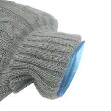 Load image into Gallery viewer, Hot Water Bottle with Knit Cover - Easy to Fill - 2 Liter (~1/2 Gallon) Capacity