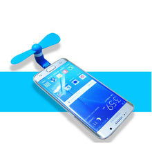 Load image into Gallery viewer, 6-Pack Portable Electric MicroUSB Fans for Smartphones and Tablets - Micro USB