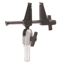 Load image into Gallery viewer, Easy-to-use single knob controls head movement through 3-planes: 210 degree Tilt, 360 Turn & 360 Rotation | Fine/coarse adjusting knob controls jaw pressure for delicate work | Grooved jaws are excellent for holding small objects and are made of reinforced thermal composite plastic | Continuous heat tolerance to 350 F (177 C), intermittent heat up to 450 F (204 C) | Limited Lifetime Warranty!