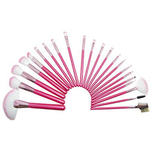 Load image into Gallery viewer, 22 Piece Pink Professional Makeup Brush Set
