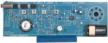 Load image into Gallery viewer, AM Radio kit and training course - 7 Transistors and 2 Diodes | This training course is divided into 5 lessons: Audio Amplifier, Detector, IF Amplifier, Oscillator, and Mixer | Includes radio mounting stand | 5 easy to understand lessons including the theory of operation of for each section | For 30 years Elenco has been using their strong engineering and design skills to develop reliable, affordable electronic test equipment, tools, and educational kits