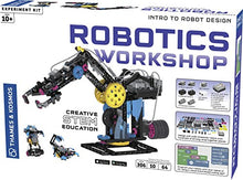 Load image into Gallery viewer, Build and program Robots with this compete robotics engineering system | Robots can be controlled directly in real-time! | Build an ultrasound robot that can avoid obstacles | 64-Page, full-color manual features step-by-step illustrated building instructions | The core controller features a Bluetooth connection to tablets and smartphones and a USB connection to a PC