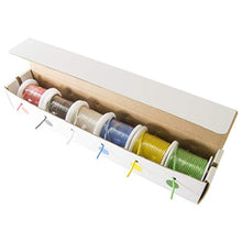 Load image into Gallery viewer, Six 16 Gauge Stranded Wire Spools by Electronix Express | Each wire spool is 25 feet in length, tinned copper wire | Insulation: PVC .010" | Voltage Rating: 300 Volts | Resistant to water, oil - also flame retardant