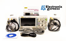 Load image into Gallery viewer, Rigol DS1054Z Digital Oscilloscope (50 Mhz, 4 Channel, 1GS/S Sampling Rate) & Electronic Components Hobby Pak